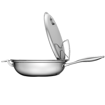 Steam reflux frying pan